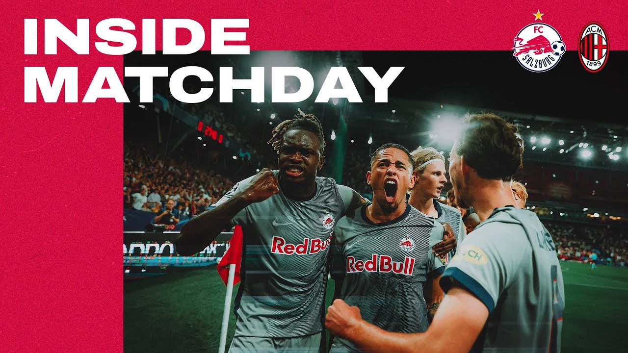 INSIDE MATCHDAY | Salzburg 1-1 Milan | UEFA Champions League | Traumtor Noah Okafor