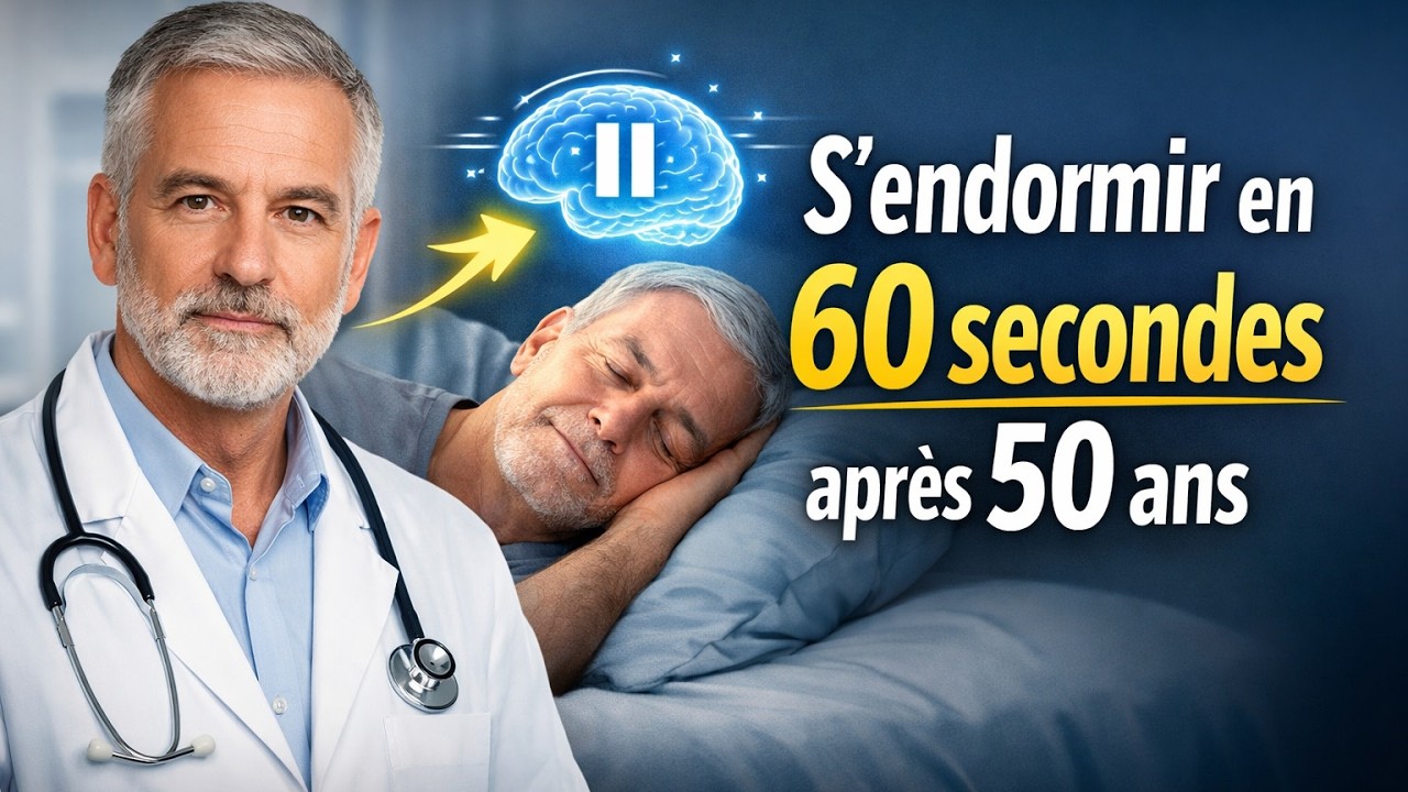 L'astuce méconnue pour s'endormir en 60 secondes : comment mettre son cerveau sur pause après 50 an