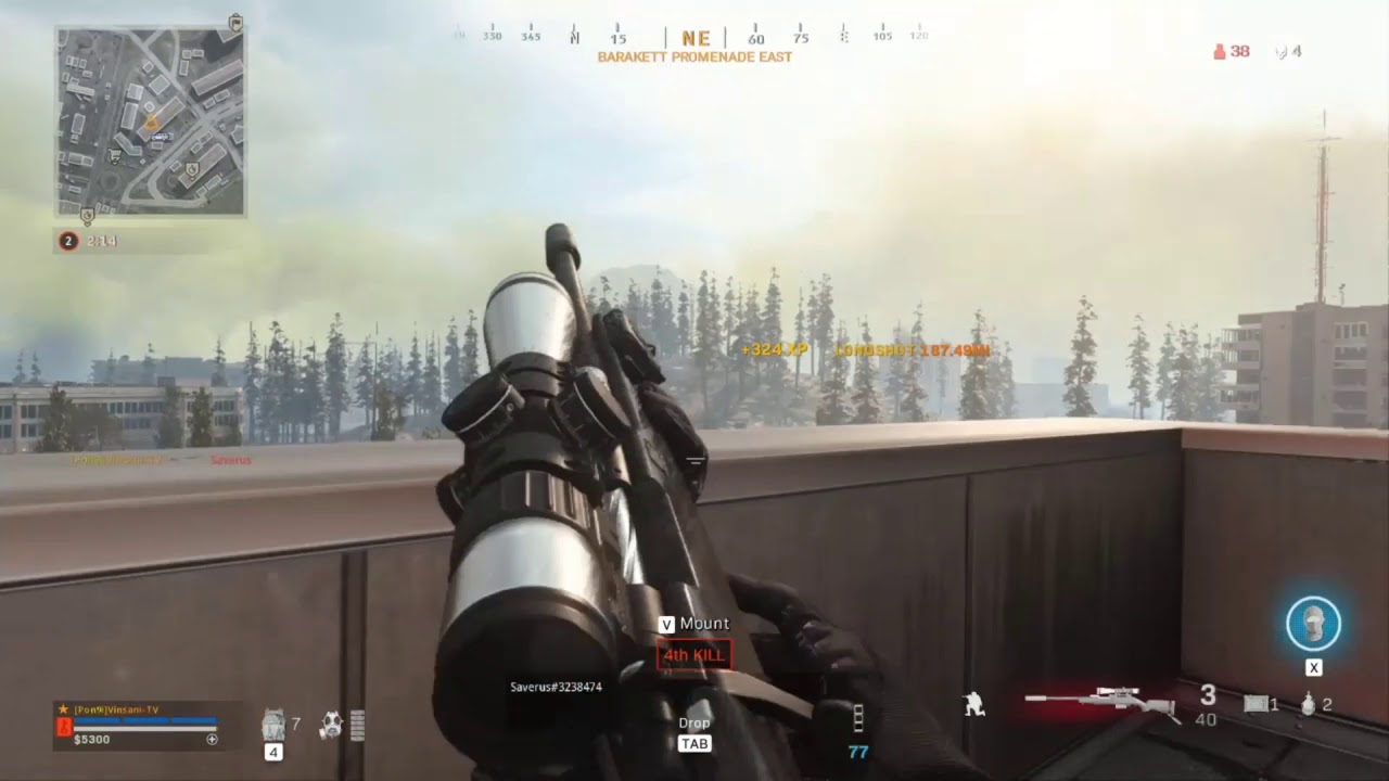 Sniping Birds in Warzone