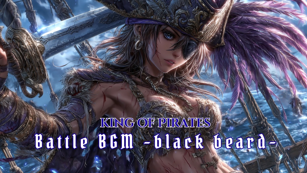 【大人もハマるゲームBGM】戦闘音楽 Epic Battle Music| -Black Beard-テンションが爆上がり/一瞬で中毒に【作業用 /勉強用/筋トレ用BGM】【１時間耐久】