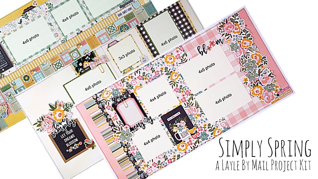 Layle By Mail - Simply Spring Layout Kit