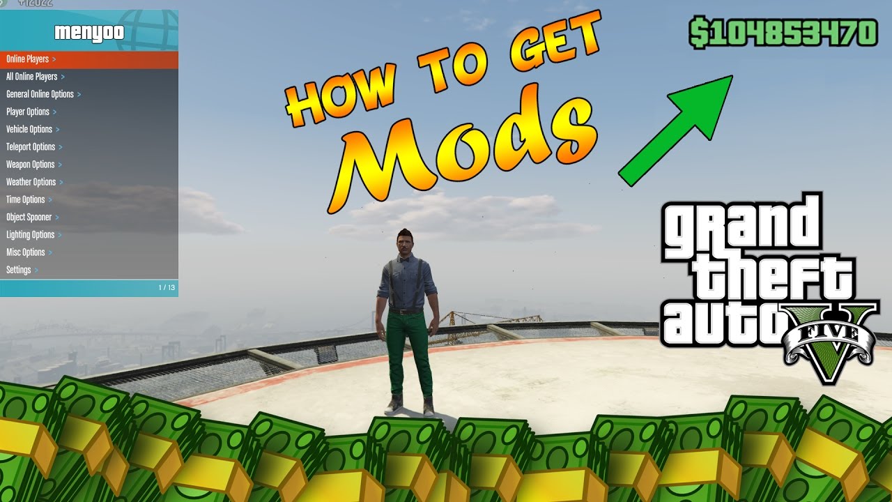 GTA 5 Online: How To Install Mod Menus ONLINE!! (Menyoo)