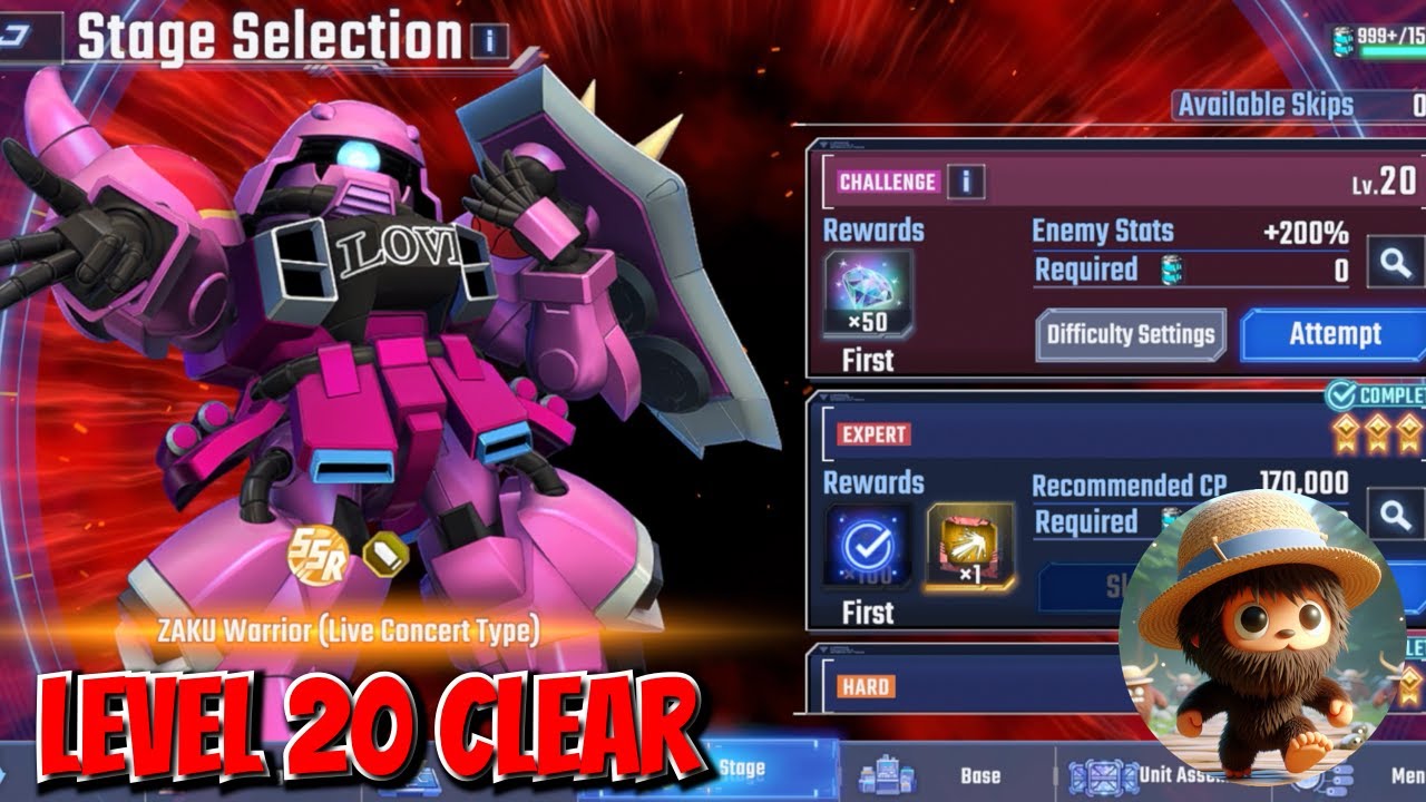 G Generation Eternal - Zaku Warrior (Live Concert) Level 20 Clear