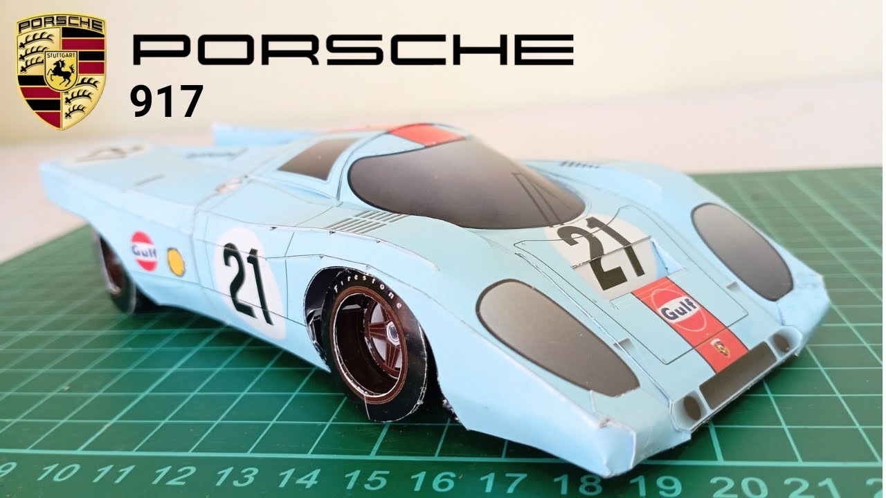 Porsche 917 Gulf Papercraft