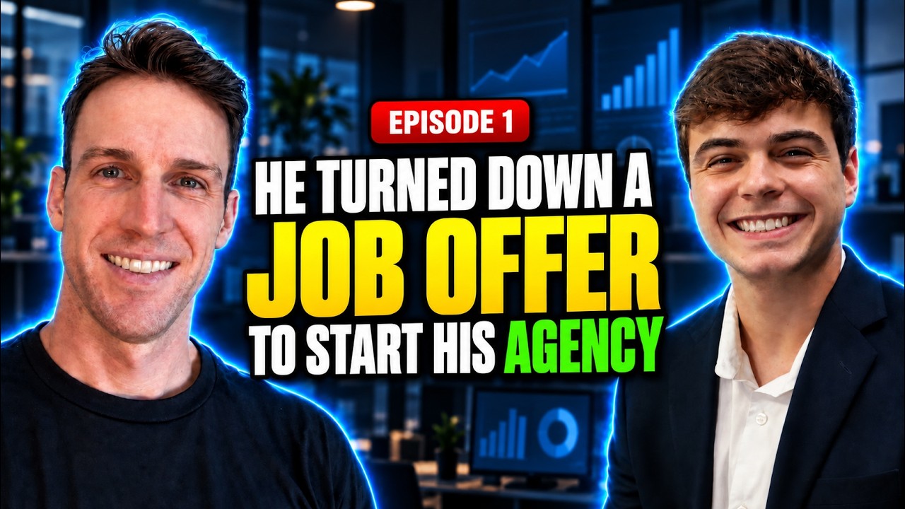 He turned down a job offer to cold call his way to freedom! (It's working)