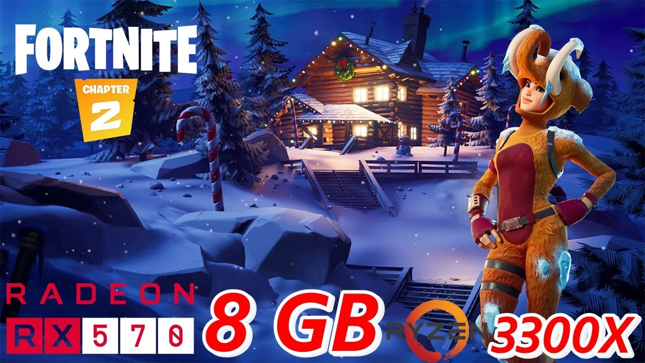 Fortnite gameplay @ RX 570 8GB & Ryzen 3 3300X & 16 GB RAM (High settings)