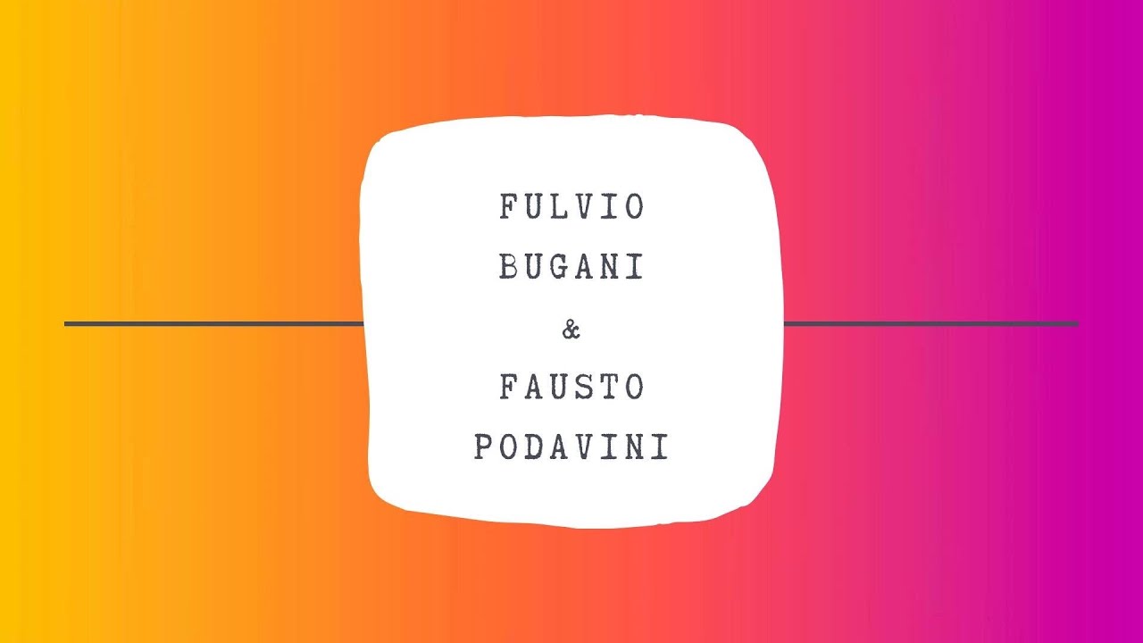 FOTO IMAGE TALK IG: Fulvio Bugani & Fausto Podavini