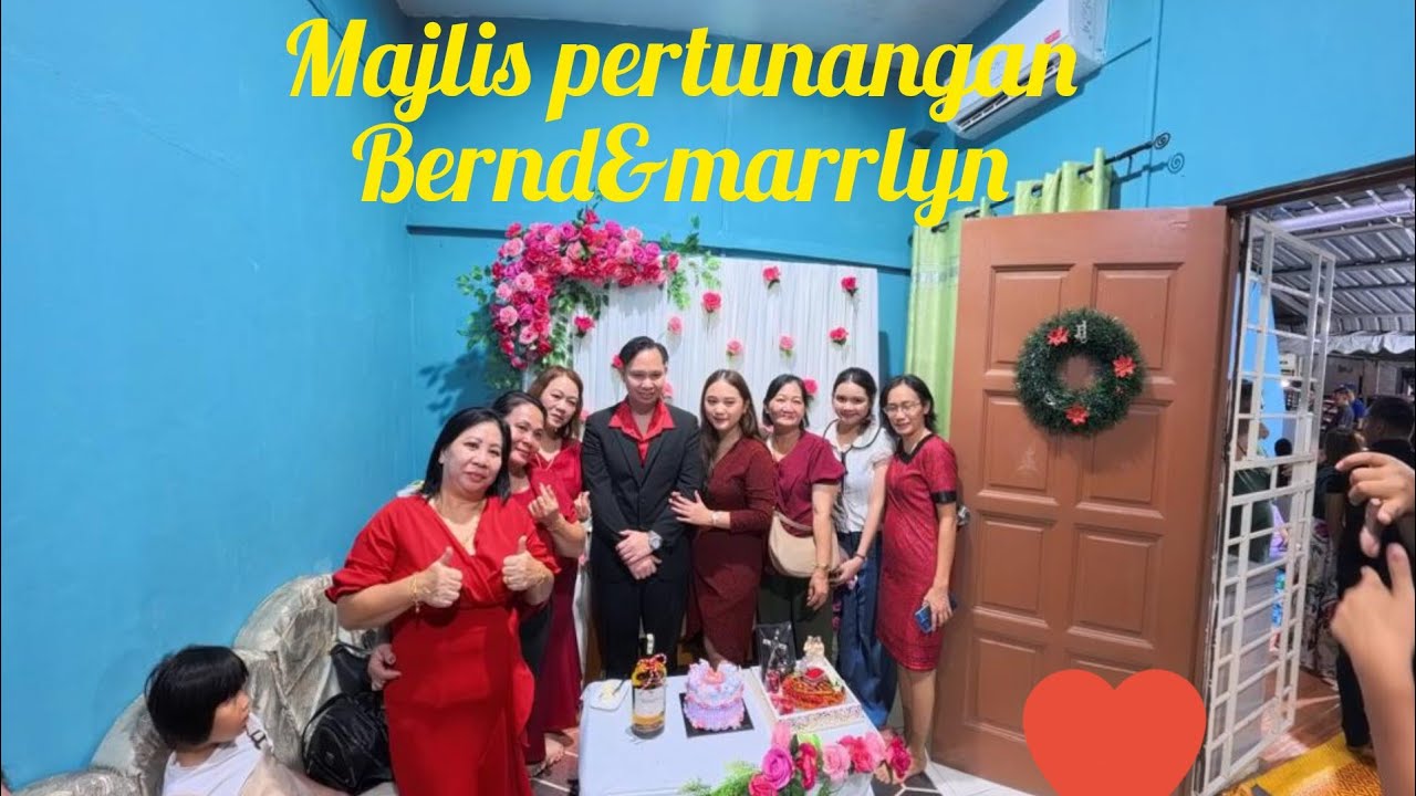 Rombongan majlis pertunangan anak