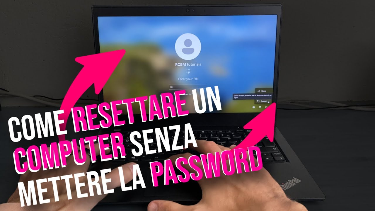 Come resettare un computer senza mettere la password (2025)