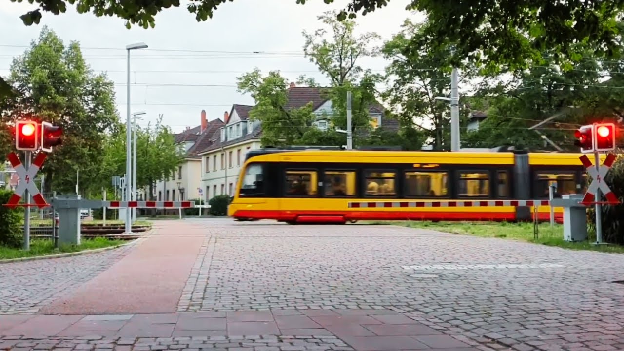 Ettlingen Stadt Drachenrebenweg Railway Crossing, Baden-Württemberg
