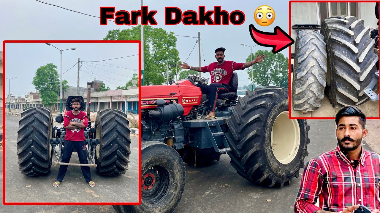 Big Tyre Install ￼Karte Dinosaur De 🔥🛞🦖|￼ Ghar He Nai Lagda c 😝Big Tyre 🦖