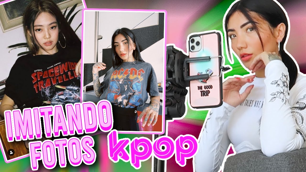 IMITANDO FOTOS DE IDOLS K-POP - NICOLE AMADO
