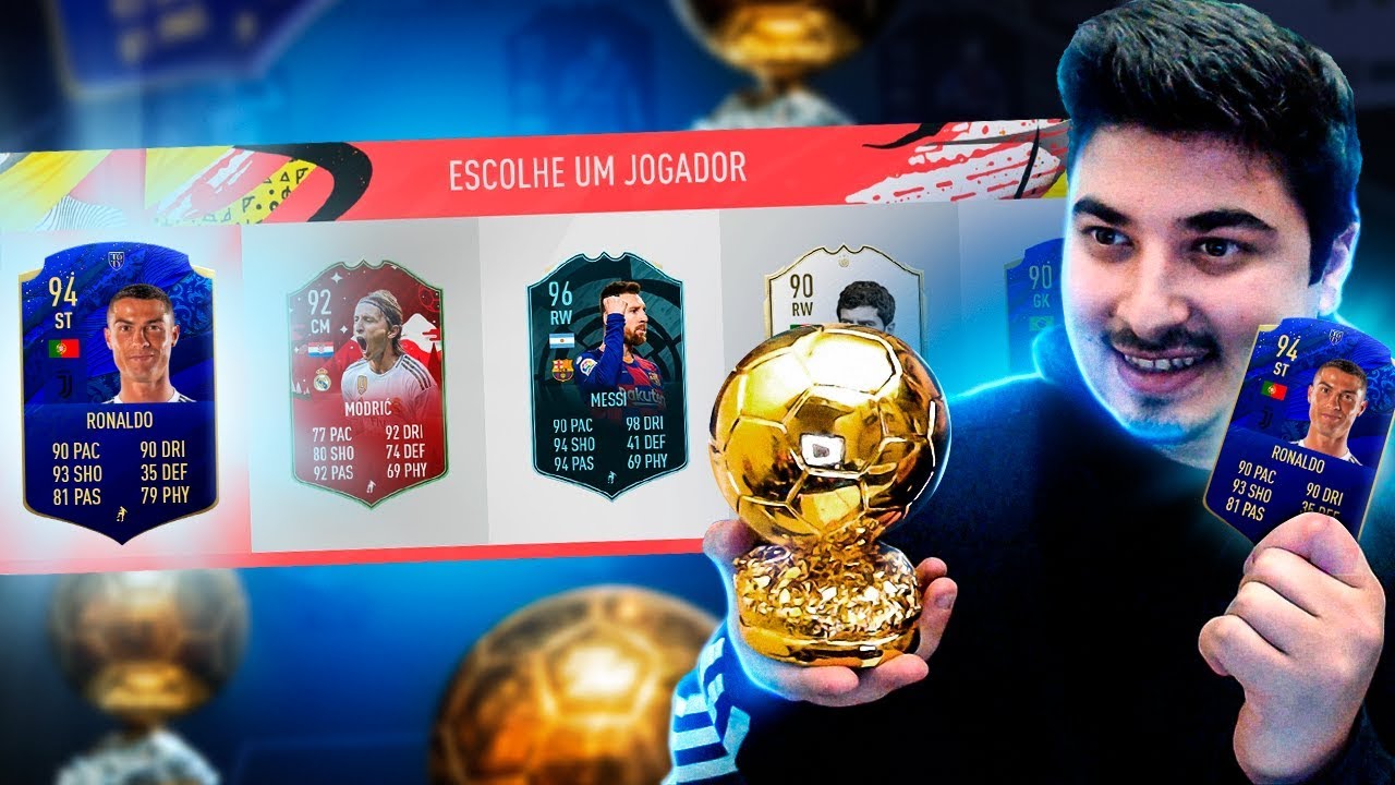 ESCOLHI SÓ VENCEDORES DA BOLA DE OURO!! FUT DRAFT | FIFA 20