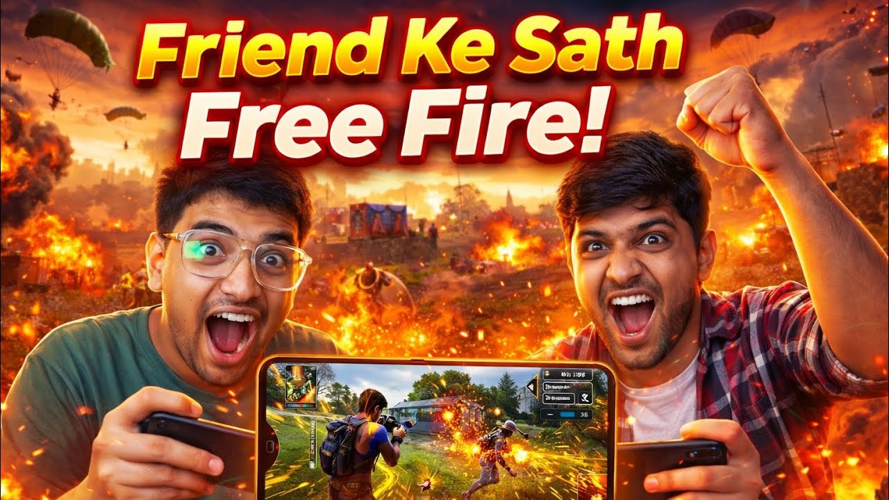 Friend Ke Sath Free Fire Khela… Aur Aakhir Me Ye Ho Gaya! 😱