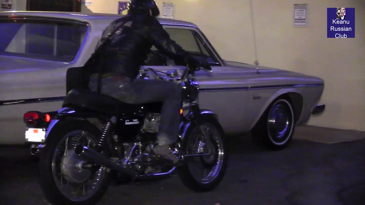 2012 Keanu Reeves and his Norton
