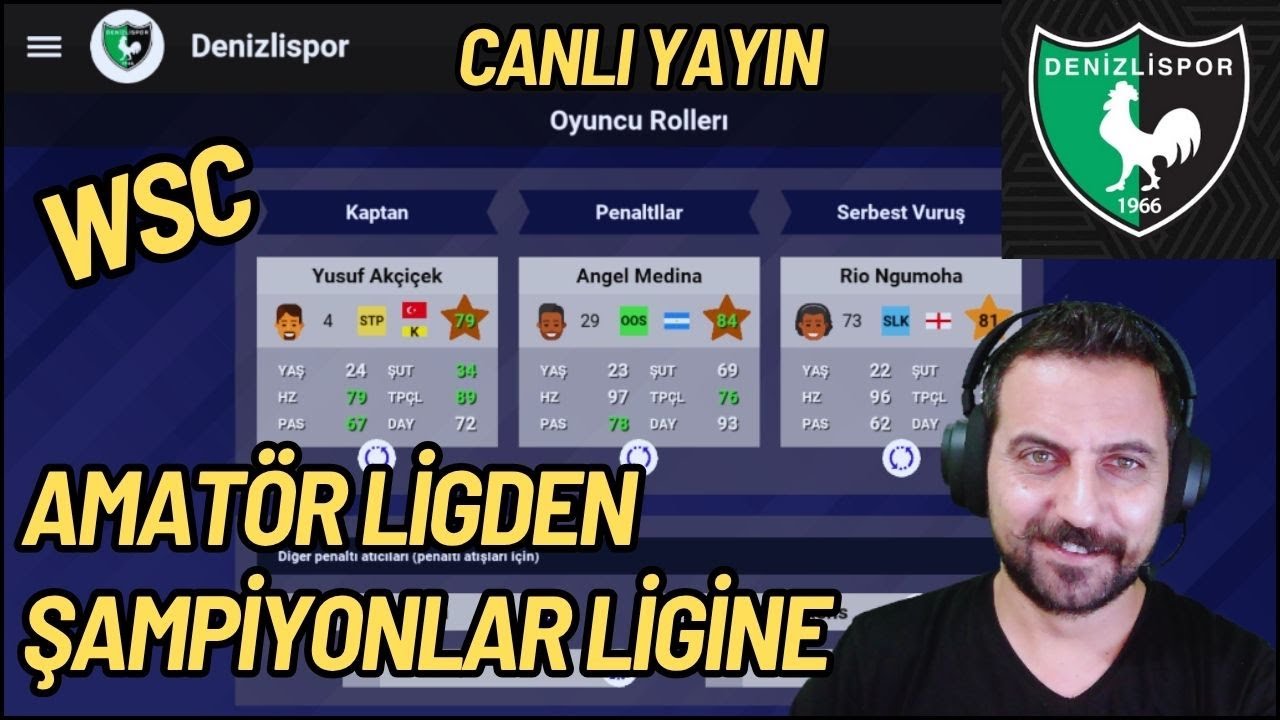 CANLI YAYIN - AMATÖR LİGDEN ŞAMPİYONLAR LİGİNE GİDİYORUZ - WSC