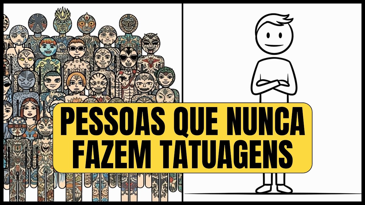Psicologia das pessoas que nunca fazem tatuagens