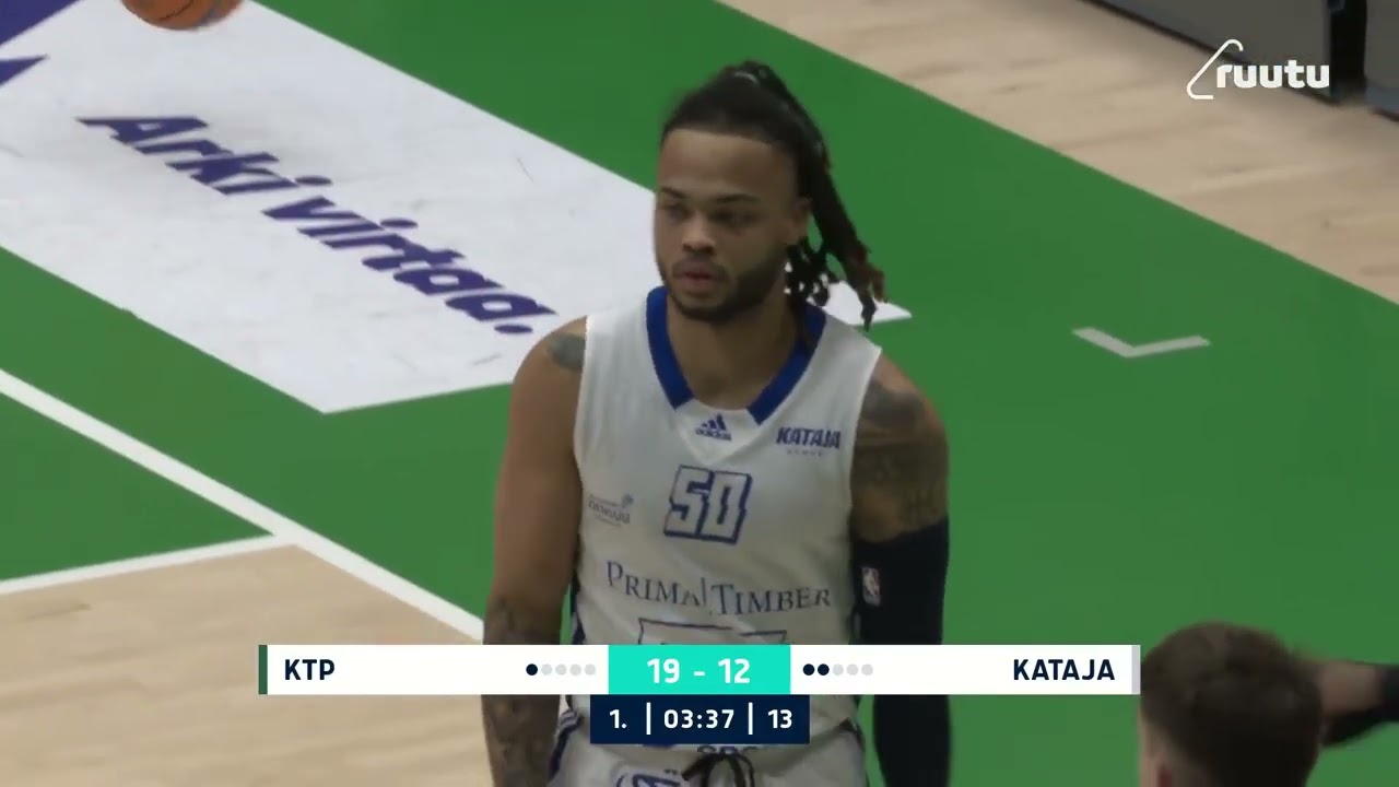 Jordan Giles Full Game Film KTP 77 vs Kataja 70  Finland Korisliiga 04-02-2023