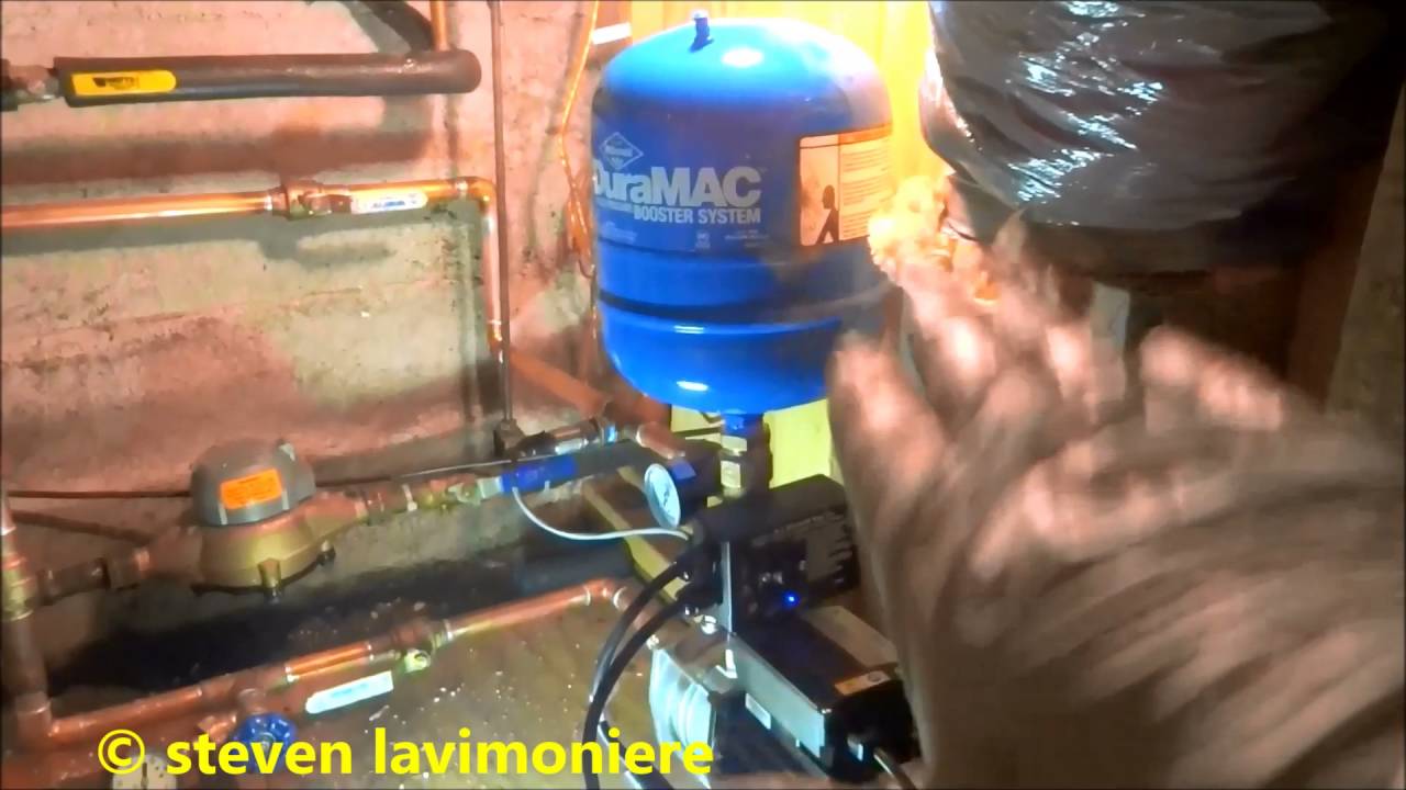 low city water pressure booster pump install 2 of 2