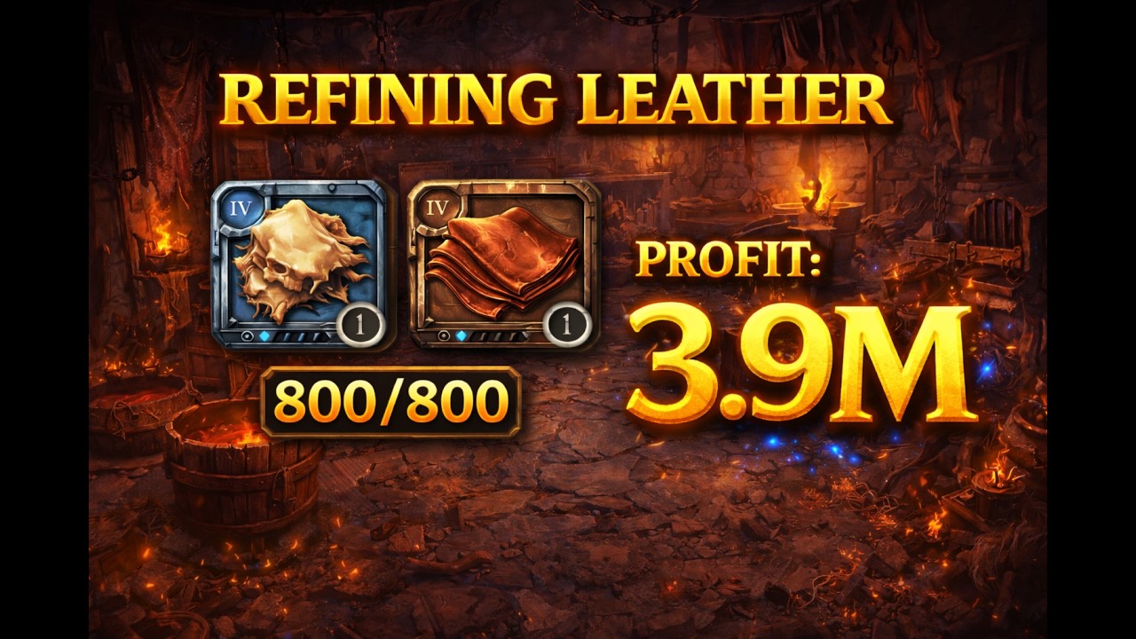 HOW A MAXED 800/800 REFINER MAKES PROFIT - ALBION ONLINE