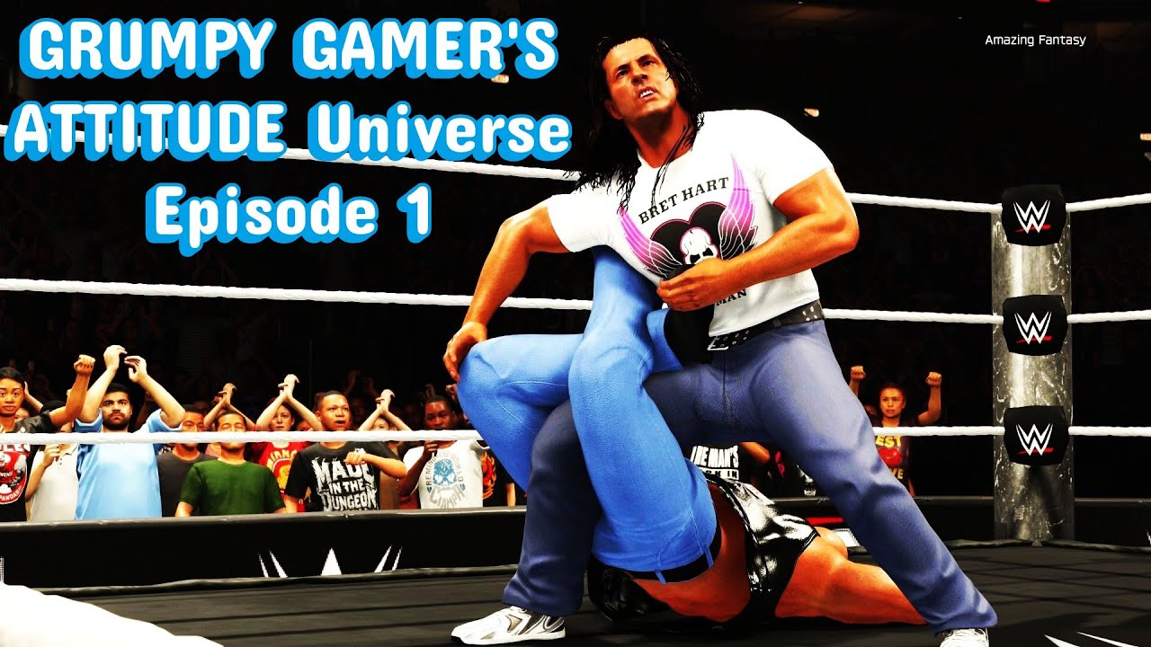 WWE2K Attitude is Back, Episode 1, will Bret Hart retire