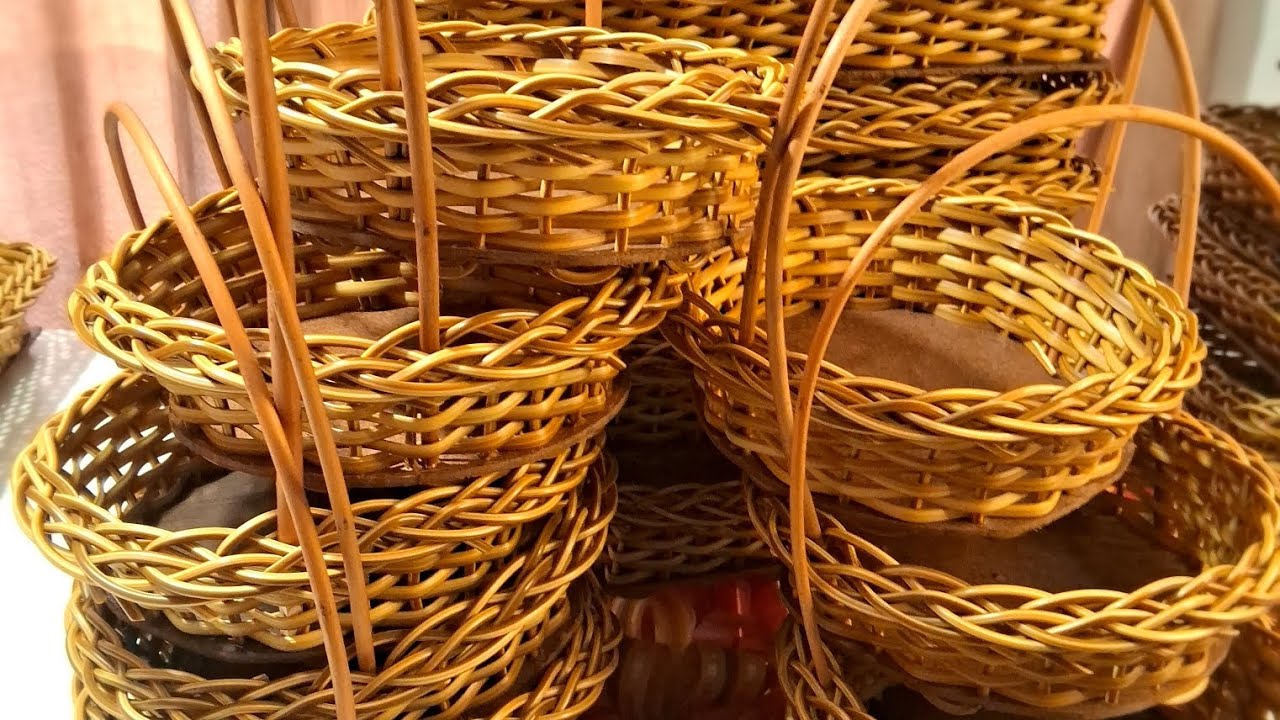2. Decoração de cesta redonda