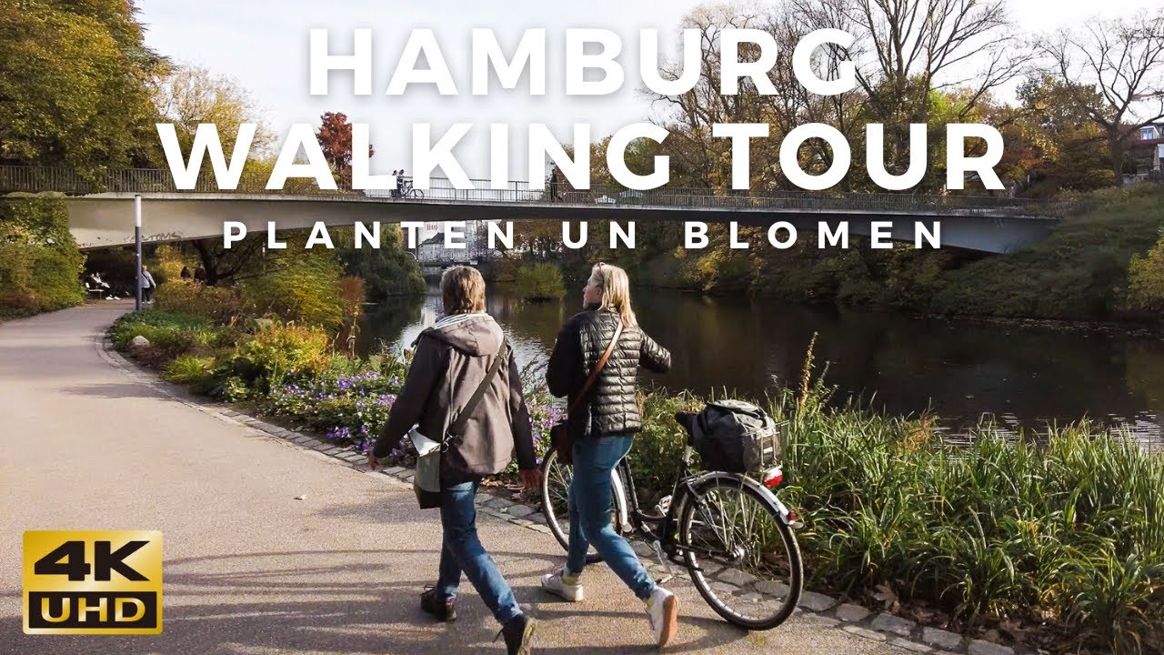 HAMBURG Botanical Garden - Planten Un Blomen - Germany 🇩🇪 - City Walk UHD 4K [October 2021]