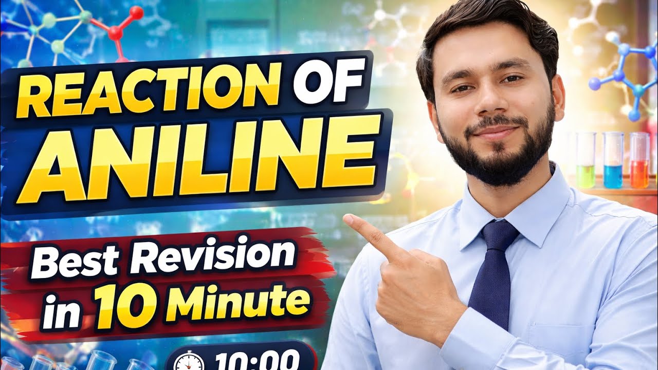 ANILINE - COMPLETE REVISION in 10 MINUTES | ALL REACTION | NEET | JEE  