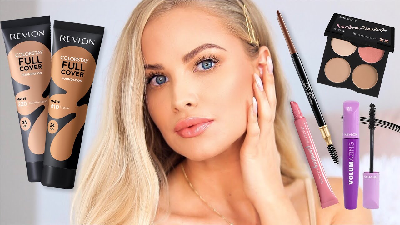 SOFT NATURAL MAKEUP TUTORIAL (all affordable Revlon products)
