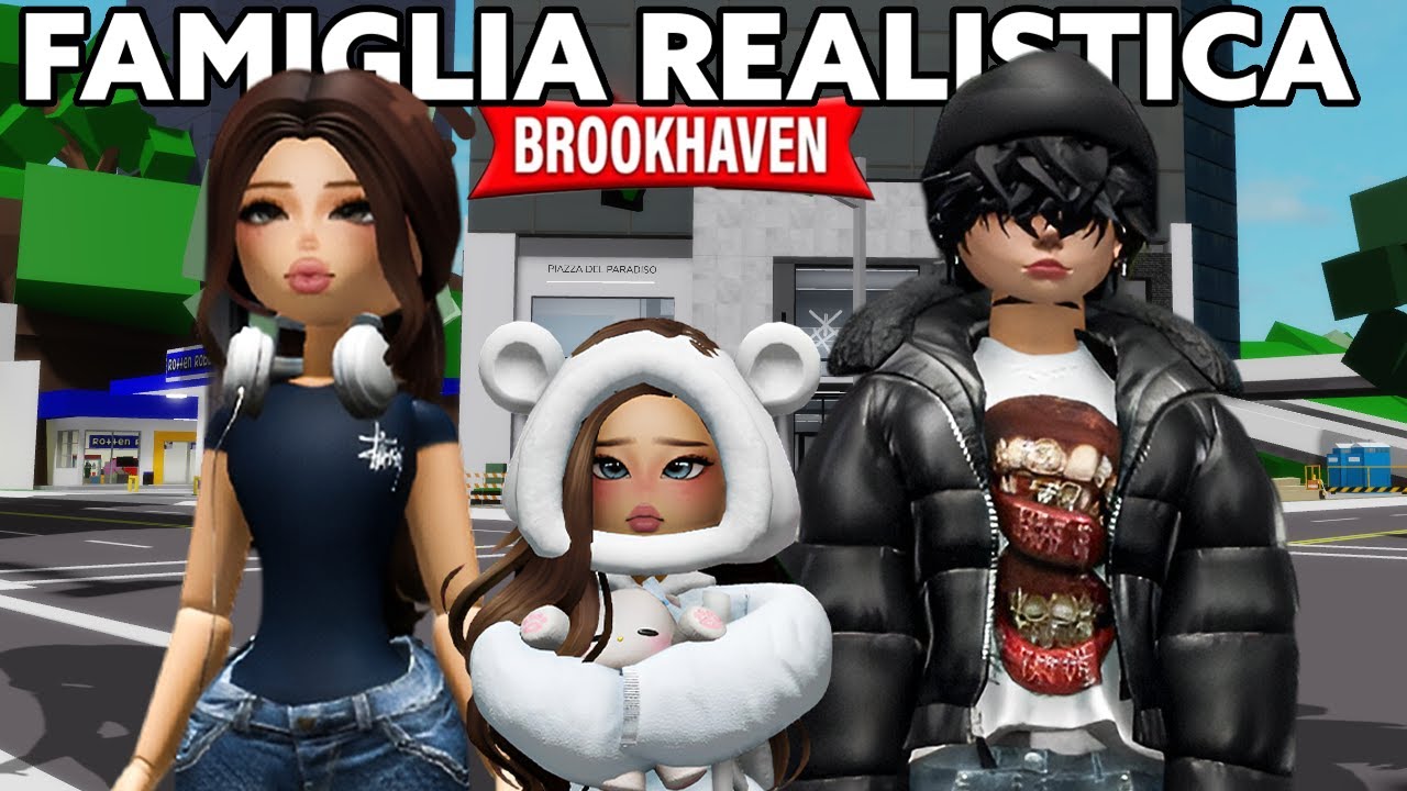 Adottata da una famiglia super realistica su brookhaven roblox!
