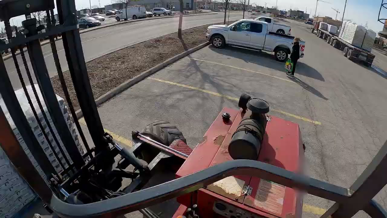 FIRST TIME ON A TRUCK MOUNTED FORKLIFT!