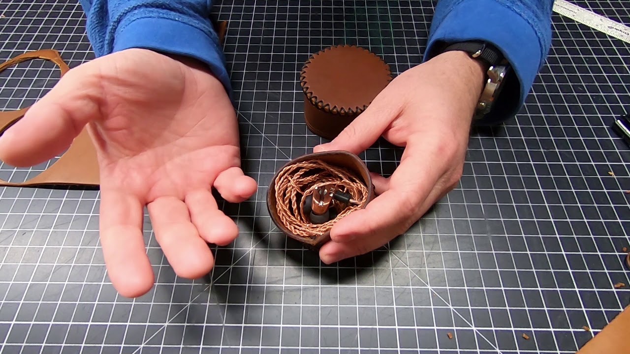 DIY Leather Headphone Case Project - Protect Your Headphones
