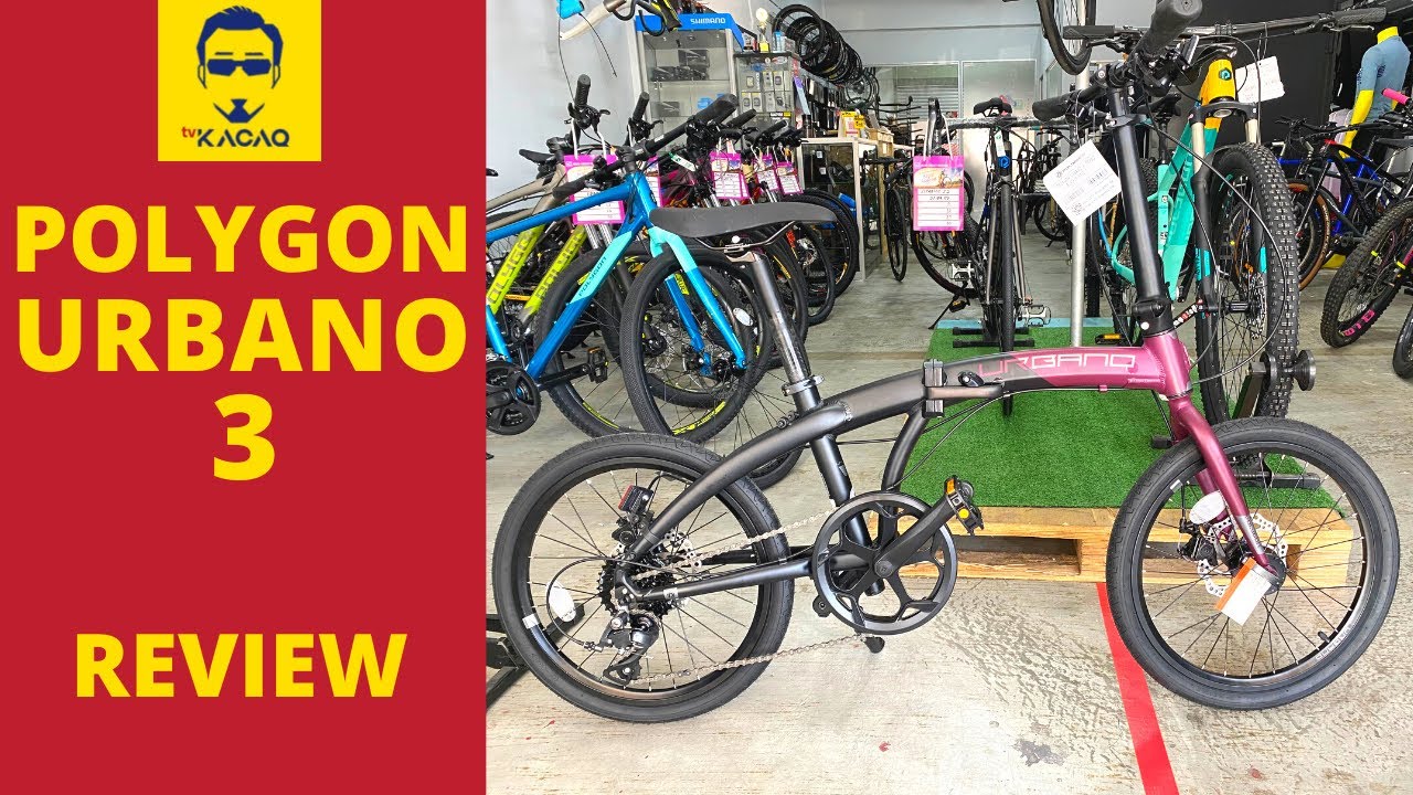 POLYGON URBANO 3 Shimano Claris Alloy | Folding Bike Malaysia Basikal Sepeda Lipat Review [ENGSUB]