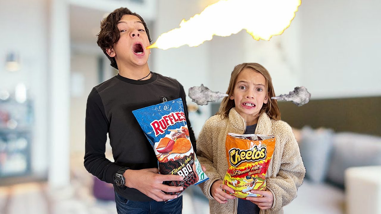 HOT CHIPS CHALLENGE || Who Knows Me Best?!