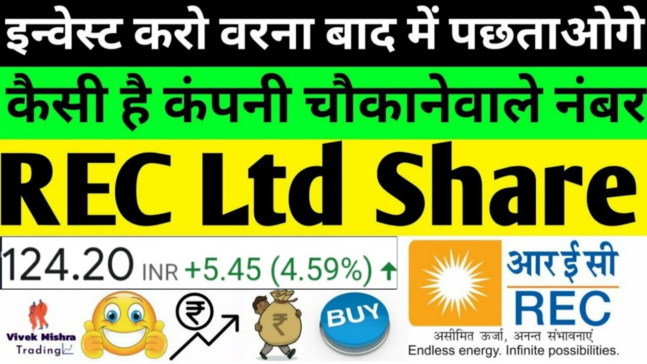 REC LTD SHARE PRICE LATEST FINANCIAL CONDITION DIVIDEND CHART REVIEW TARGET BUY HOLD