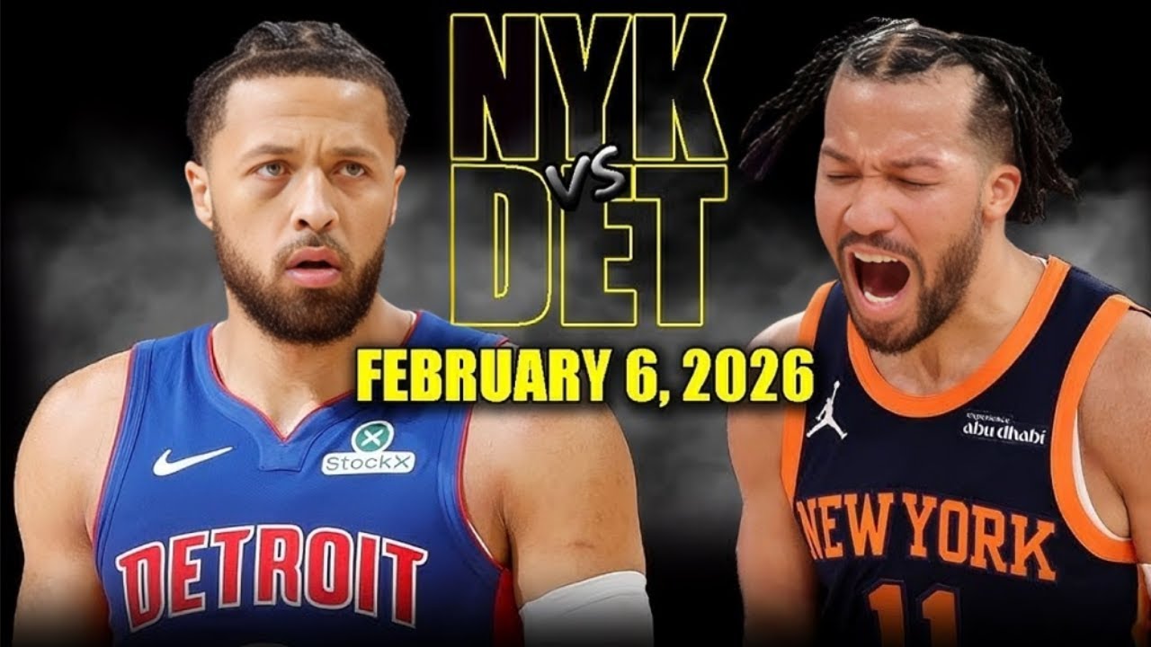 New York Knicks vs Detroit Pistons Full Game Highlights – February 6, 2026 | NBA Season