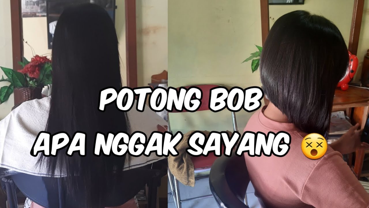 DAH PANJANG, LURUS CAKEP MAU DIPOTONG BOB NUNGGING.