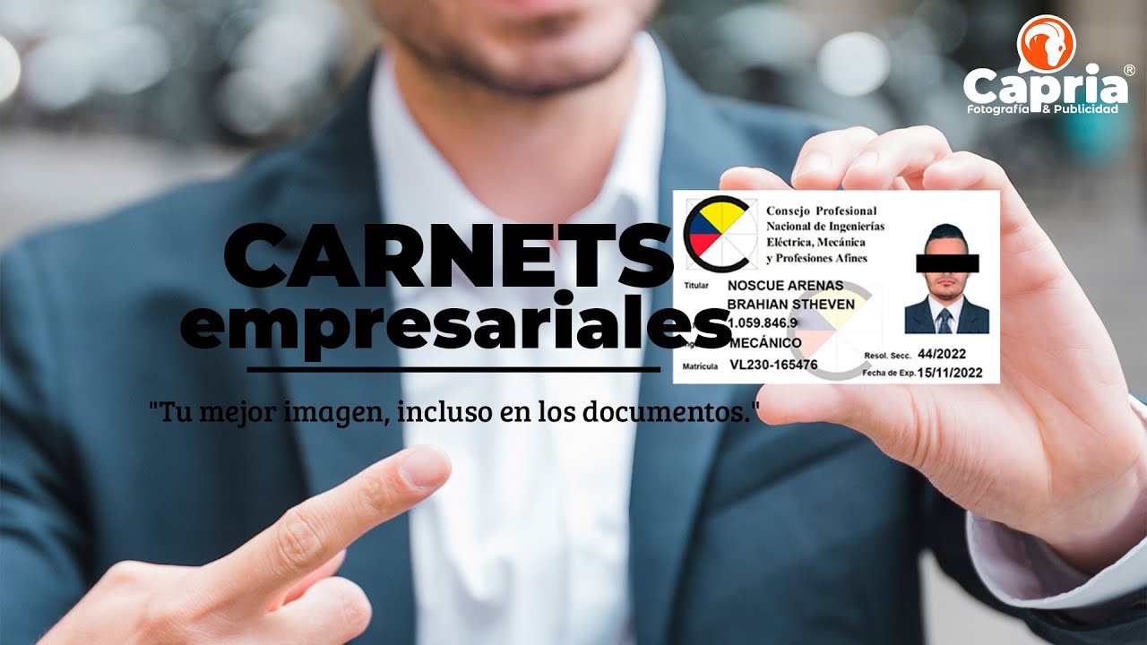 SERVICIO IMPRESION DE CARNETS | Capria Fotograf&iacute;a & V&iacute;deo