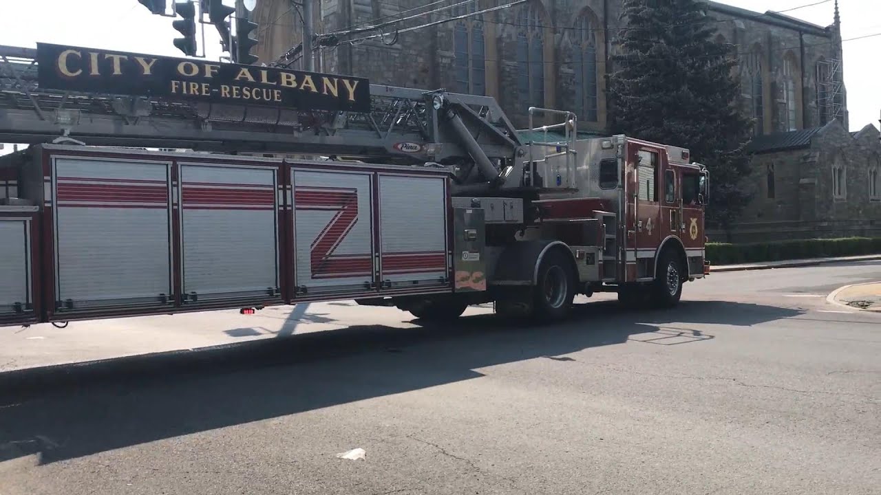 Albany NY Fire Department Response Compilation-Engines and Tillers