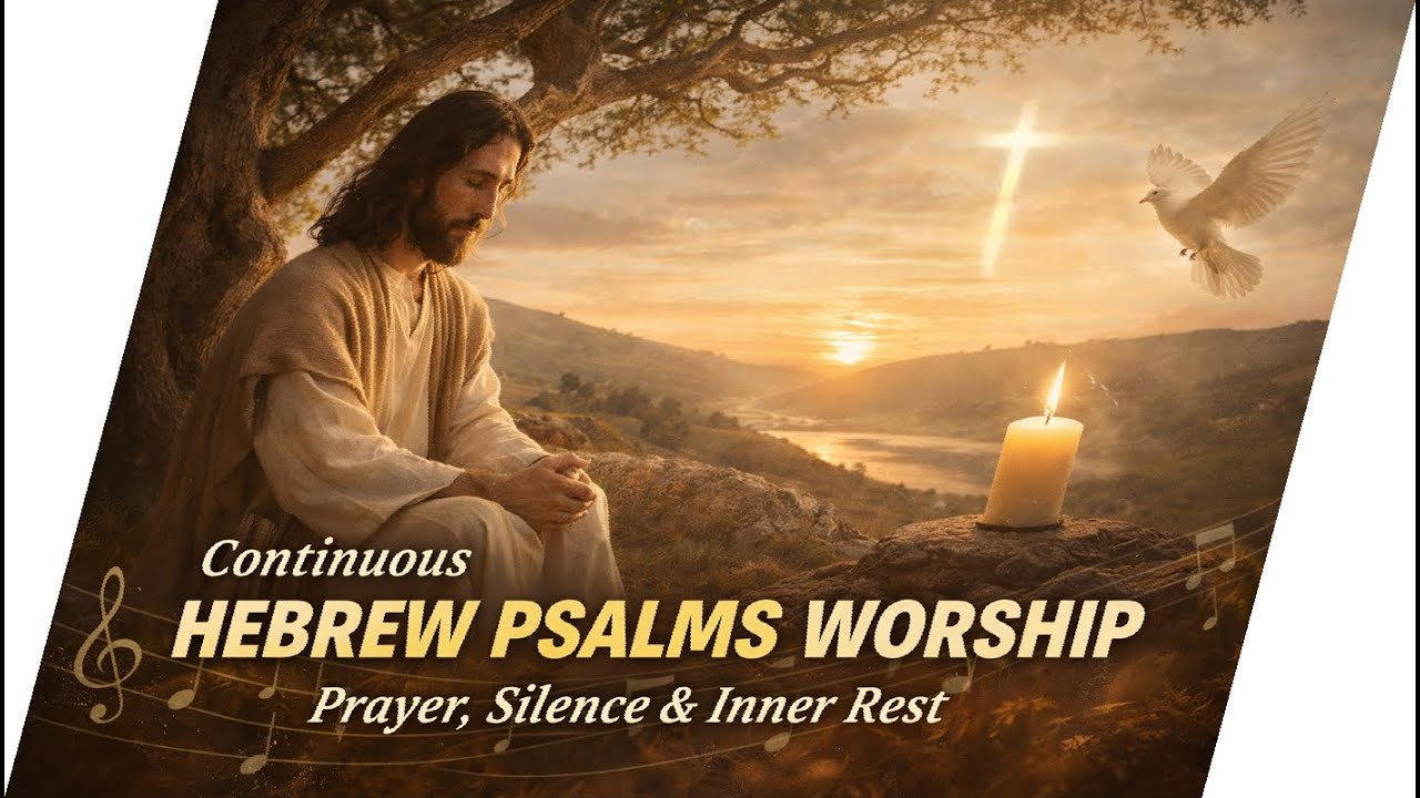 Continuous Hebrew Psalms Worship | Prayer, Silence & Inner Rest