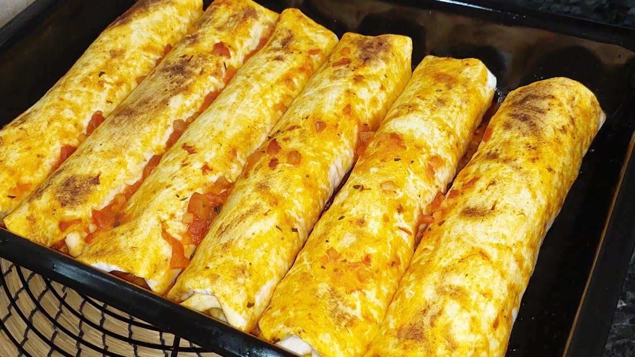 ZAPEČENE TORTILJE IZ RERNE ☀️NAJBOLJI RECEPT☀️ZA SAMO POLA SATA RUČAK NA STOLU #asmr #recipe