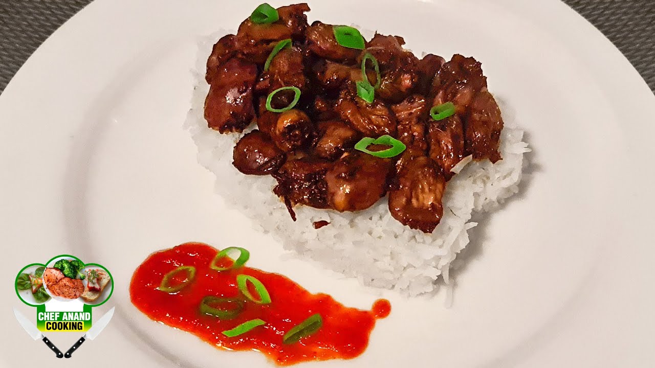 KIPPEN HARTJES IN SOJA SAUS | CHICKEN HEARTS IN SOY SAUCE | Chef Anand Cooking