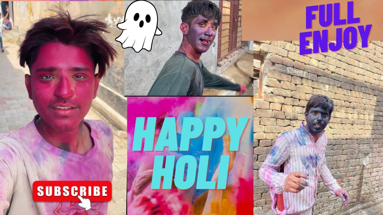Happy holi 🎨…#viral #vlog #funny 
