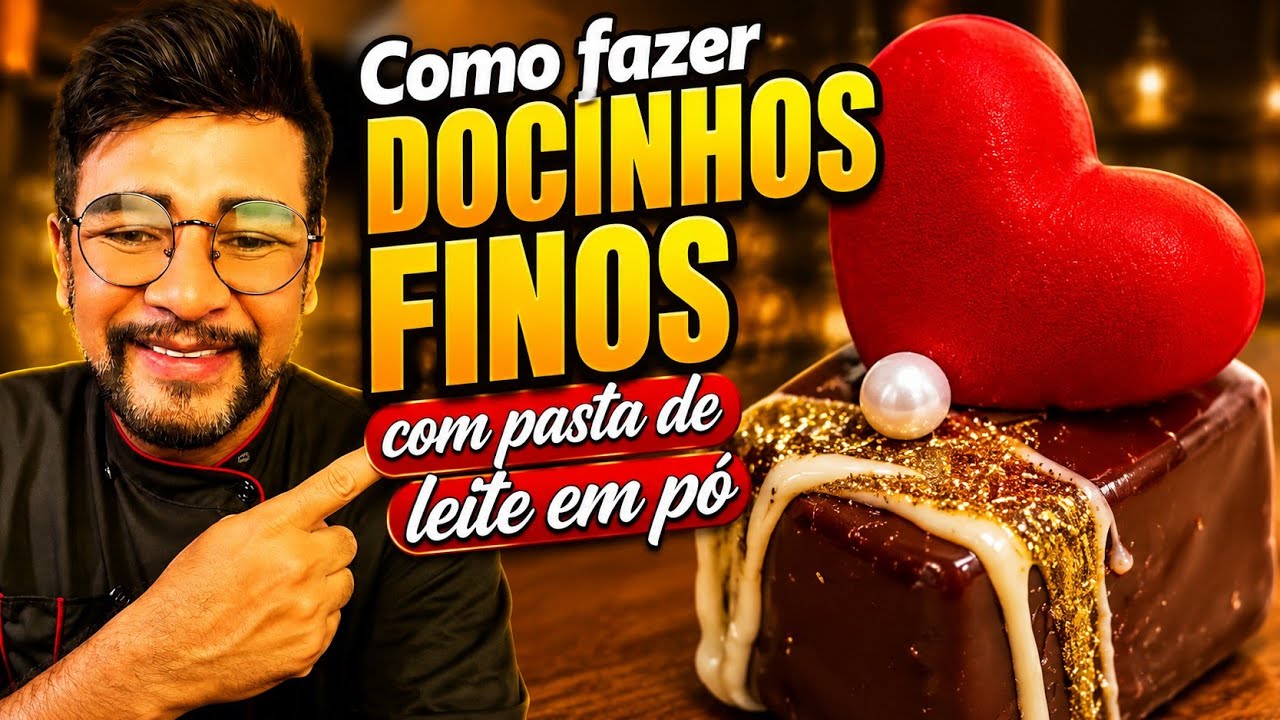 COMO FAZER DOCINHOS PARA FESTA COM PASTA DE LEITE EM PÓ E CMC