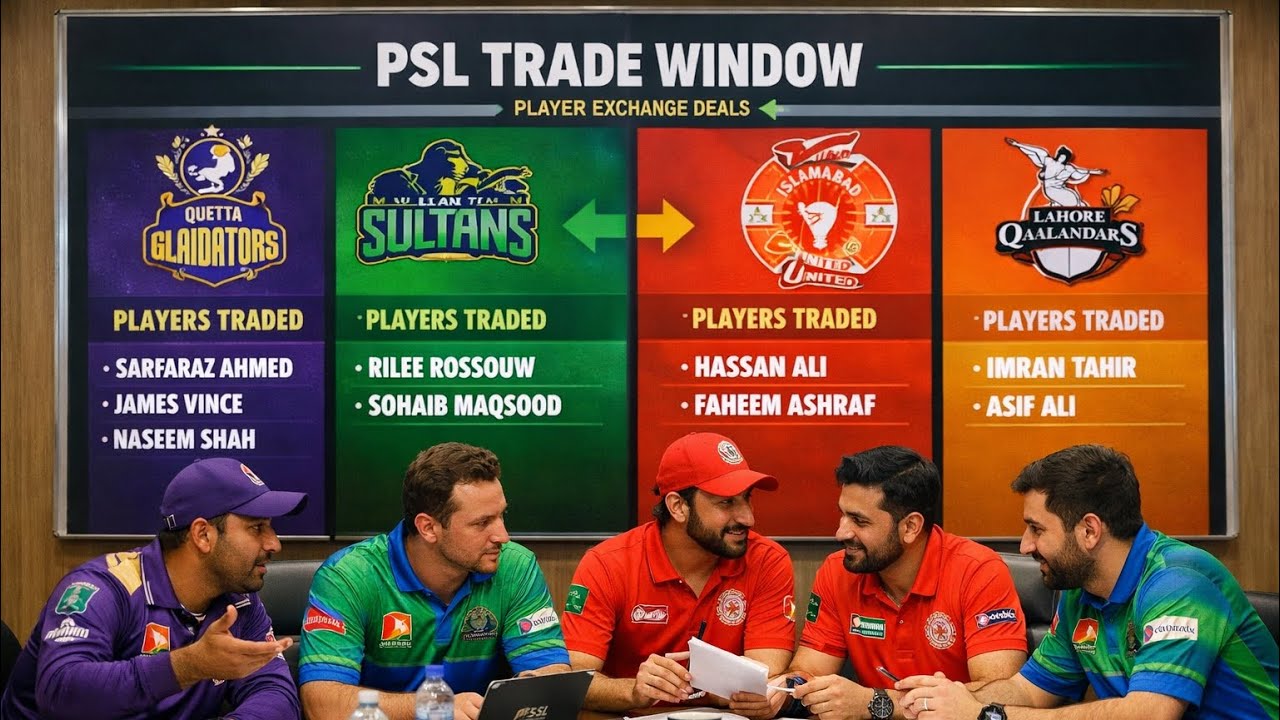 PSL 2026 | Trade window open for PSL 11 | MS, QG and IU might do Big trades 