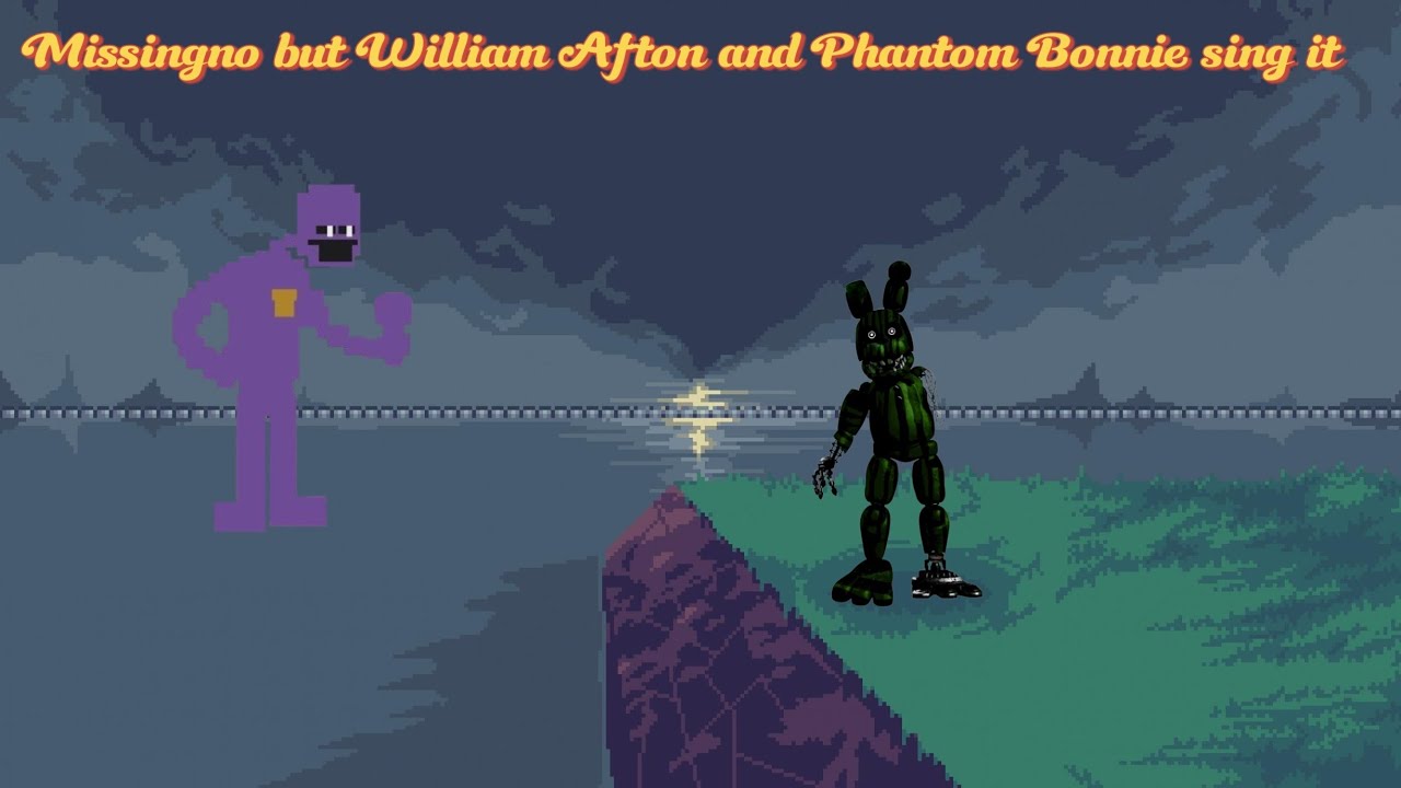 FNF Missingno but William Afton and Phantom Bonnie sing it / Missing Character