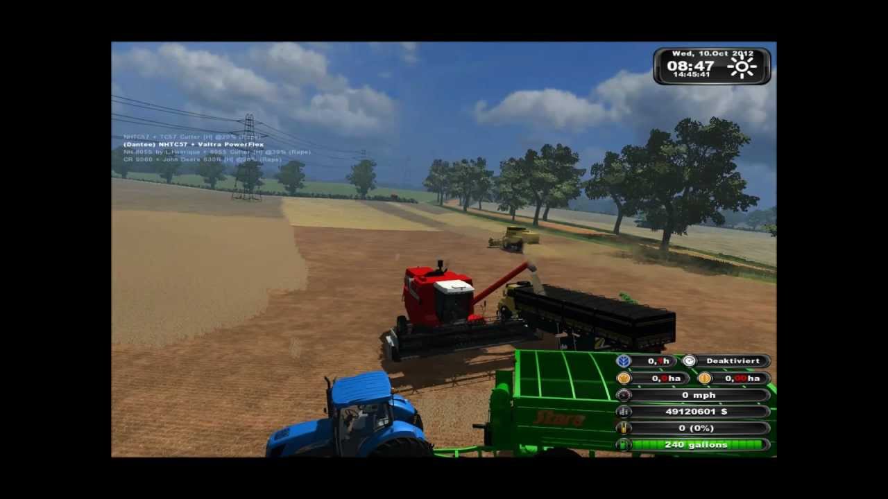 Farming Simulator 2011' #colheita da soja