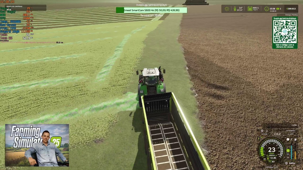 Estamos de volta !!! O Retorno, agora FS25... Live Teste, boraaa