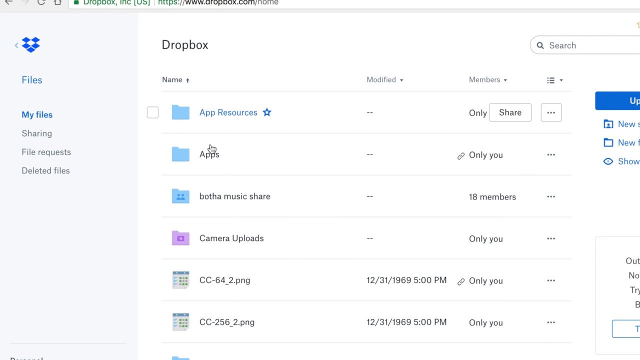 Import student list from Dropbox CSV file