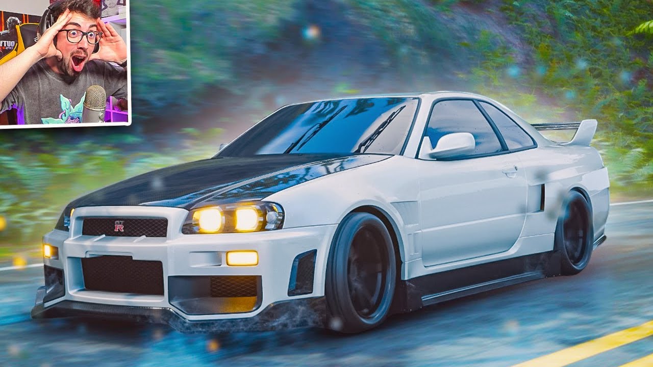TUNEANDO un NISSAN SKYLINE GTR R34 en THE CREW MOTORFEST 😍